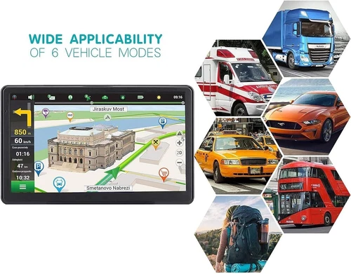 Gps Navigation for Car/Truck 7" Touch Screen Maps w/ Spoken Direction NEW - Picture 5 of 12