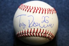 TREY DROMBROSKI AUTOGRAPHED BASEBALL HOUSTON ASTROS