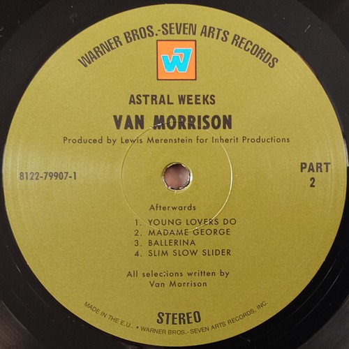 VAN MORRISON ~ Astral Weeks ~ 2020 USA 8-track LP pressed on 180-gram vinyl~MINT - Picture 4 of 5