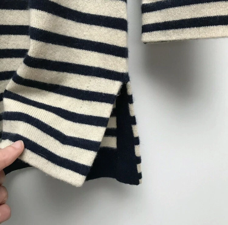 Tory Burch Maglione a righe 100% cashmere Taglia S