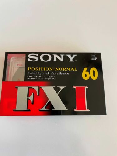 SONY FX I C60 Musikcassette NEU OVP!!! - Bild 1 von 2