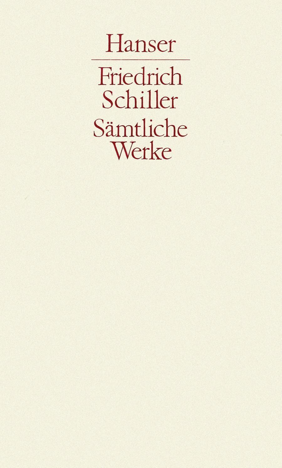 Thumbnail - Werke 4 Friedrich Schiller