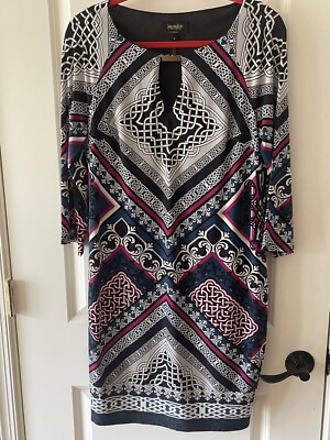 pleated hem mini shift dress laundry by shelli segal Foil Pleated Gown