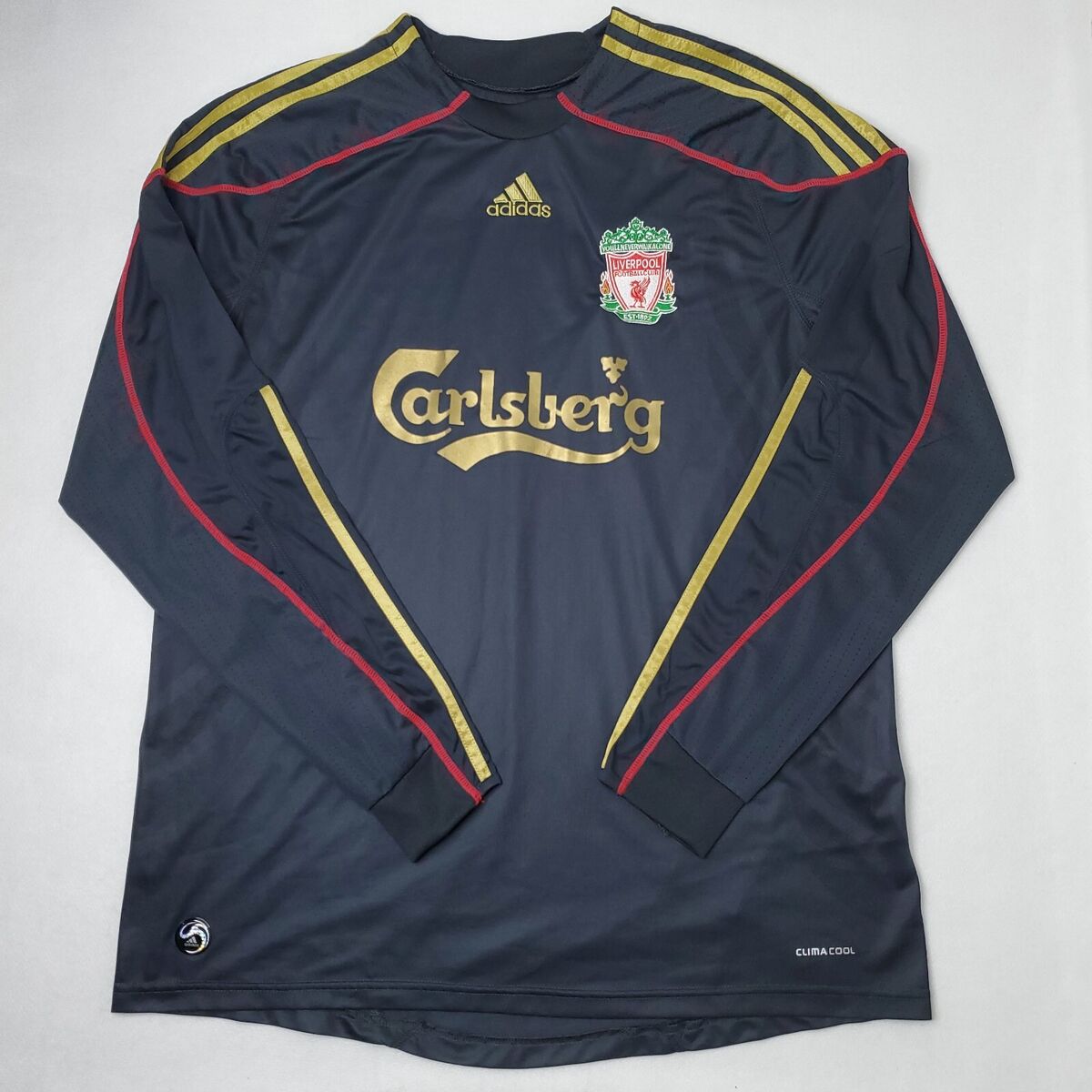2010 Liverpool FC Adidas Mens 4XL** Carlsberg Soccer Jersey 2010 Liverpool FC Adidas Mens 4XL** Carlsberg Soccer Jersey