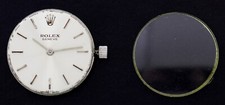 ROLEX Werk Cal. 1600+ quadrante, lancette, corona, albero, vetro, funzionante
