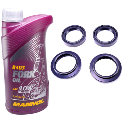 Gabelsimmerringe + ÖL Set für Yamaha XV 535 Virago 1987-2003