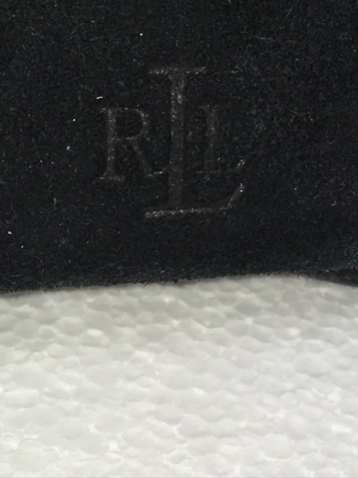 Cartera Lauren by Ralph Lauren de gamuza y cuero negra con adornos Foto 3 de 4