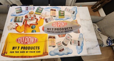 DuPont Paint Products Large 57  x 42  Advertising Poster Pre-Production READ!!!