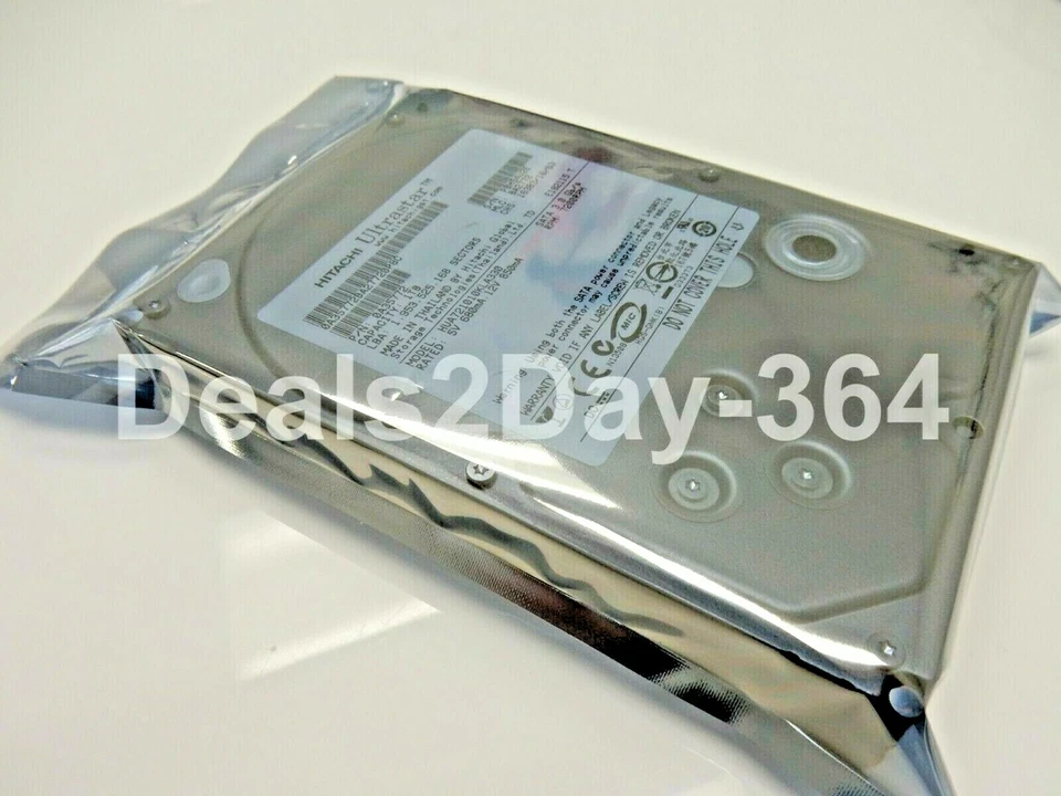 Hitachi HUA721010KLA330 1TB 32MB Cache 7200RPM SATA2 3.0Gb/s 3.5" Hard Drive - Image 2 of 4