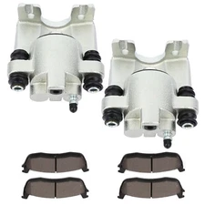 Rear Brake Calipers Ceramic Pads For Ford Expedition F150 F250 Lincoln Town Car