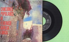 POPULARES DE GARCIA LORCA / RCA VICTOR 3-21045 Pressing Spain 1968 EP 45rp EX