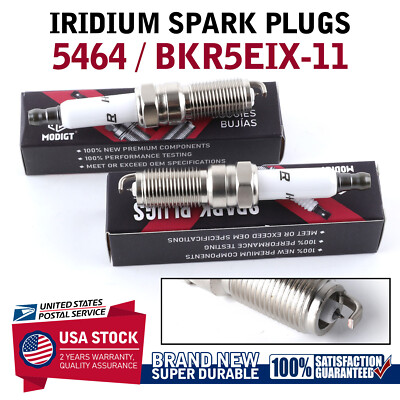 6Pcs MGT BKR5EIX-11 5464 IRIDIUM Spark Plugs Replace For Toyota Mitsubishi Mazda