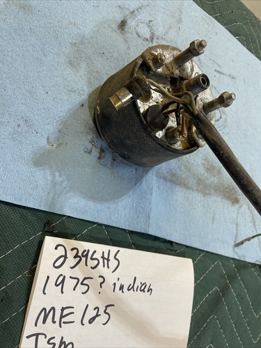1975? Indian Motorcycle ME 125 Speedometer Odometer 239 - Picture 6 of 10
