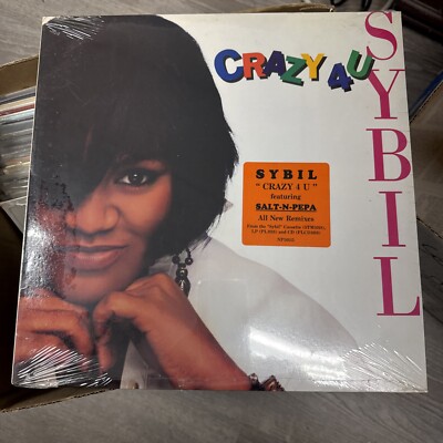 Sybil - Crazy 4 U 12'' Vinyl Single - 1990 Next Plateau - Salt N Pepa NEW SEALED