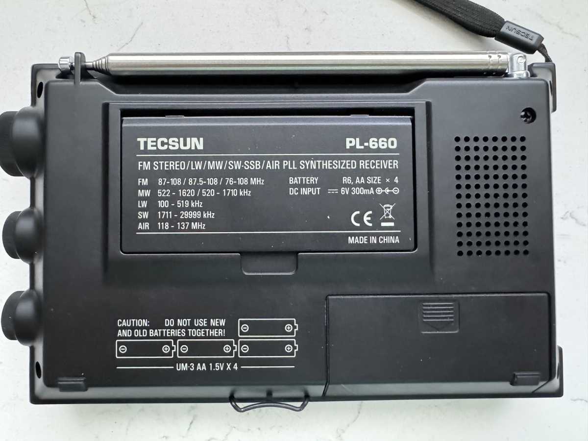 TECSUN PL-660 AM/FM/SWラジオ受信機 TECSUN PL-660 PLL World Band Reciever Air Band Synchronous
