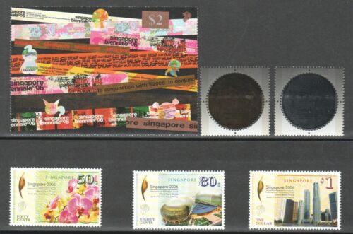 SINGAPORE 2006 IMF WORLD BANK GROUP ANNUAL MEETINGS COMP. SET OF 6 STAMPS MINT - Picture 1 of 1