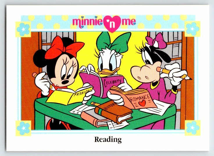 MINNIE MOUSE READING Disney Minnie 'n Me Impel Trading Card B58 | eBay