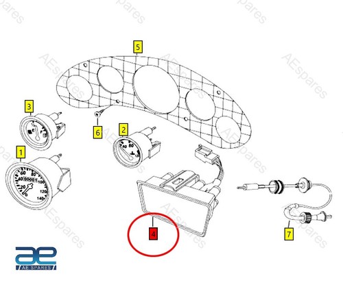 Instrumentenanzeige Warnleuchte Baugruppe Für Mahindra Willys Jeeps Maxi Truck - Picture 3 of 5
