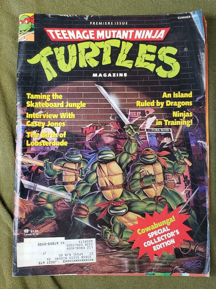 Teenage Mutant Ninja Turtles Magazines Lot 3 Premiere Issue #1 ...