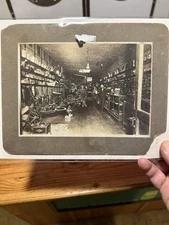 Antique Oversized Cabinet Card 1890-1900 Hardware Store Photo Farming AG