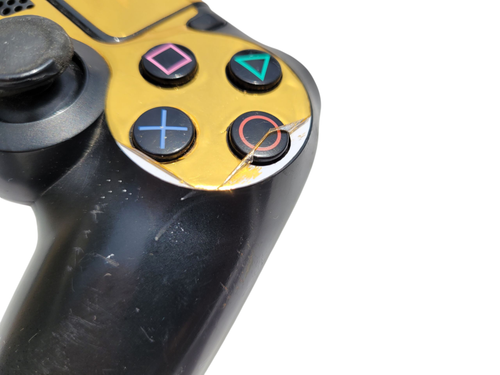 Controller PS4 Sony Playstation OEM doppio shock nero e oro - Foto 4 di 4