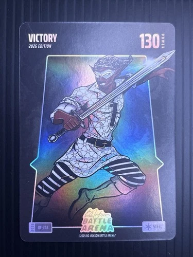 Bo Jackson Battle Arena 2026 Victor Wembanyama “Victory” Steel Holo Foil