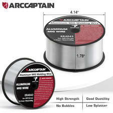 ARCCAPTAIN Silicon Aluminum Welding Wire ER4043 0.030 Aluminum/Mig Welding Wire