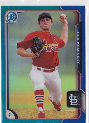2015 Robert Kaminsky Bowman Chrome Blue Refractor RC 101/150 #BCP123 (A3257)