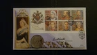 02.06.1999 C40a Benham FDC Isle of Man British Monarchs1993 Gibraltar Queen Vict