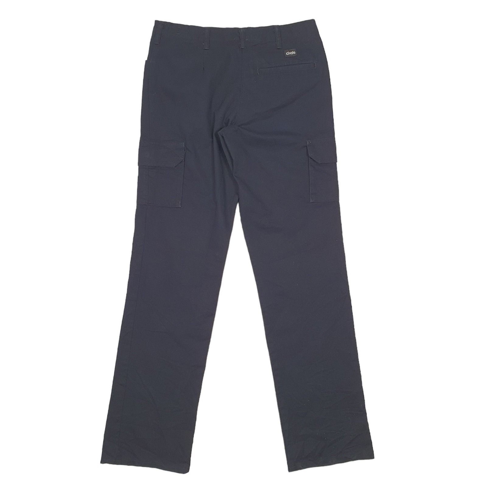 Womens Cintas Combat Pants Susan Navy Cargo Cotton & Polyester Trousers UK12 image 3