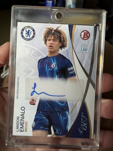 Landon Emenalo Chelsea 120 Lineage Bowman Auto - Topps Trading Card