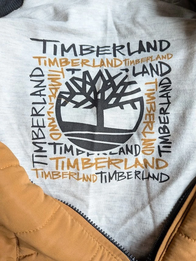 Timberland Niño Pequeño 18M Conjunto de 3 Piezas Chaleco Puffer Camisa Pantalones Correr Aire Libre Gorpcore Foto 3 de 4