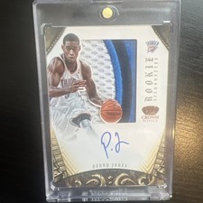 2013-14  Crown Royale Silhouettes Perry Jones RC Auto Patch /25
