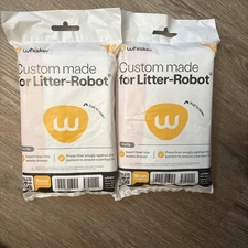 Whisker Litter-Robot Waste Drawer Liners 25 Pack Unscented X 2 (TWO) = 50 Total