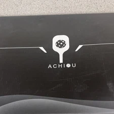 Achiou Pickleball Paddles Set of 2,Fiberglass Pickle Ball Rackets,Carry Bag NEW