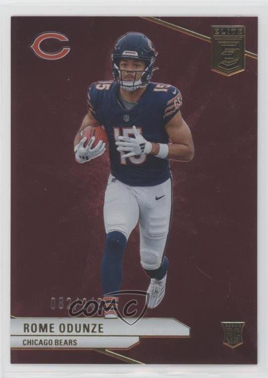 2024 Panini Donruss Elite Rookies Maroon 82/249 Rome Odunze #103 Rookie RC 15ik