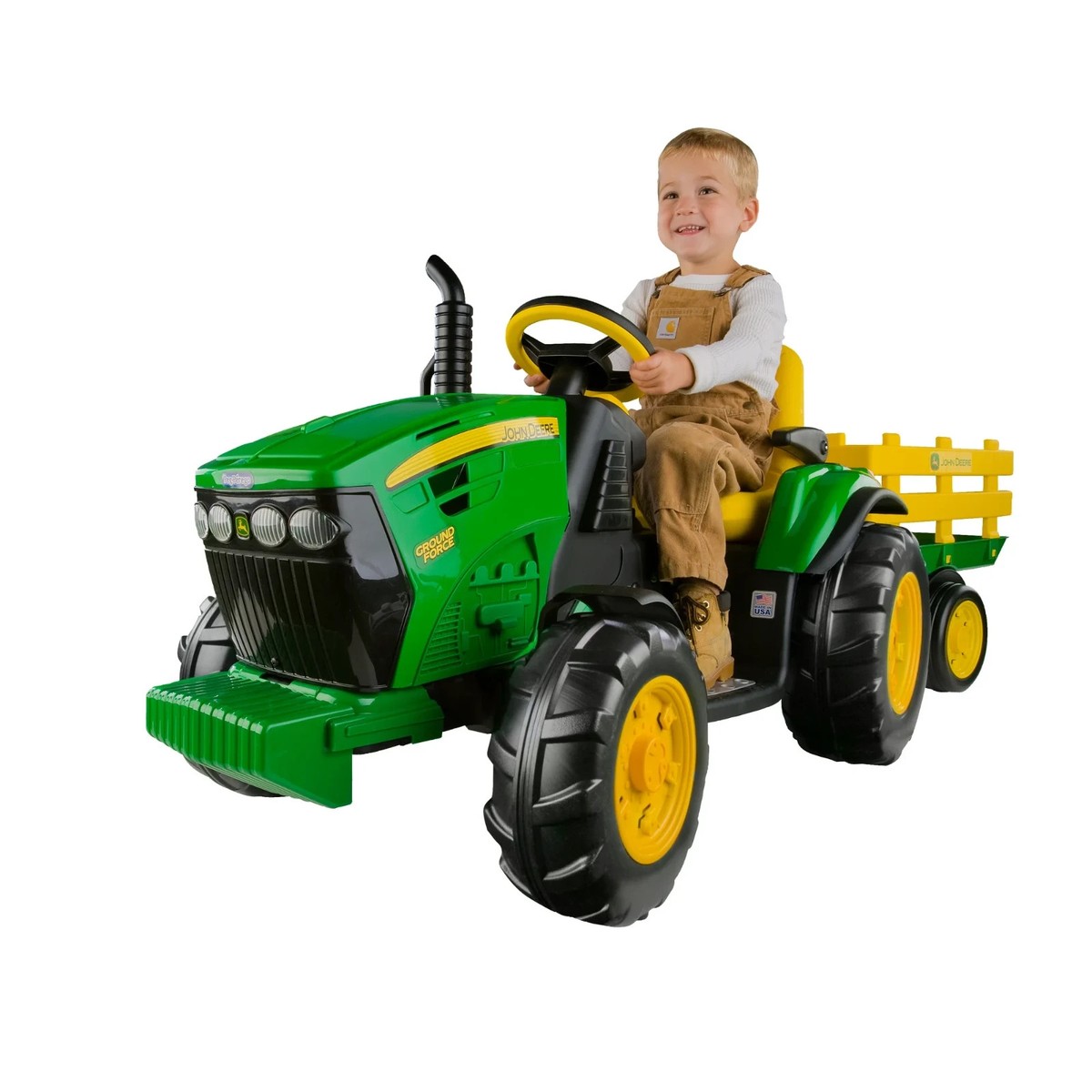 12V Peg Perego John Deere Ground Force Tractor Ride-on, for a