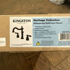 Kingston Brass KB197.AL Heritage 1.2 GPM Widespread Bathroom Faucet Bronze