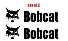 Bobcat Premium Vinyl Decal / Sticker 2-Pack - Construction Equipment Logo