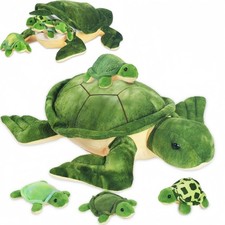 5 Piece Sea Turtle Stuffed Animal with Babies, 12'' 8 inches, Set