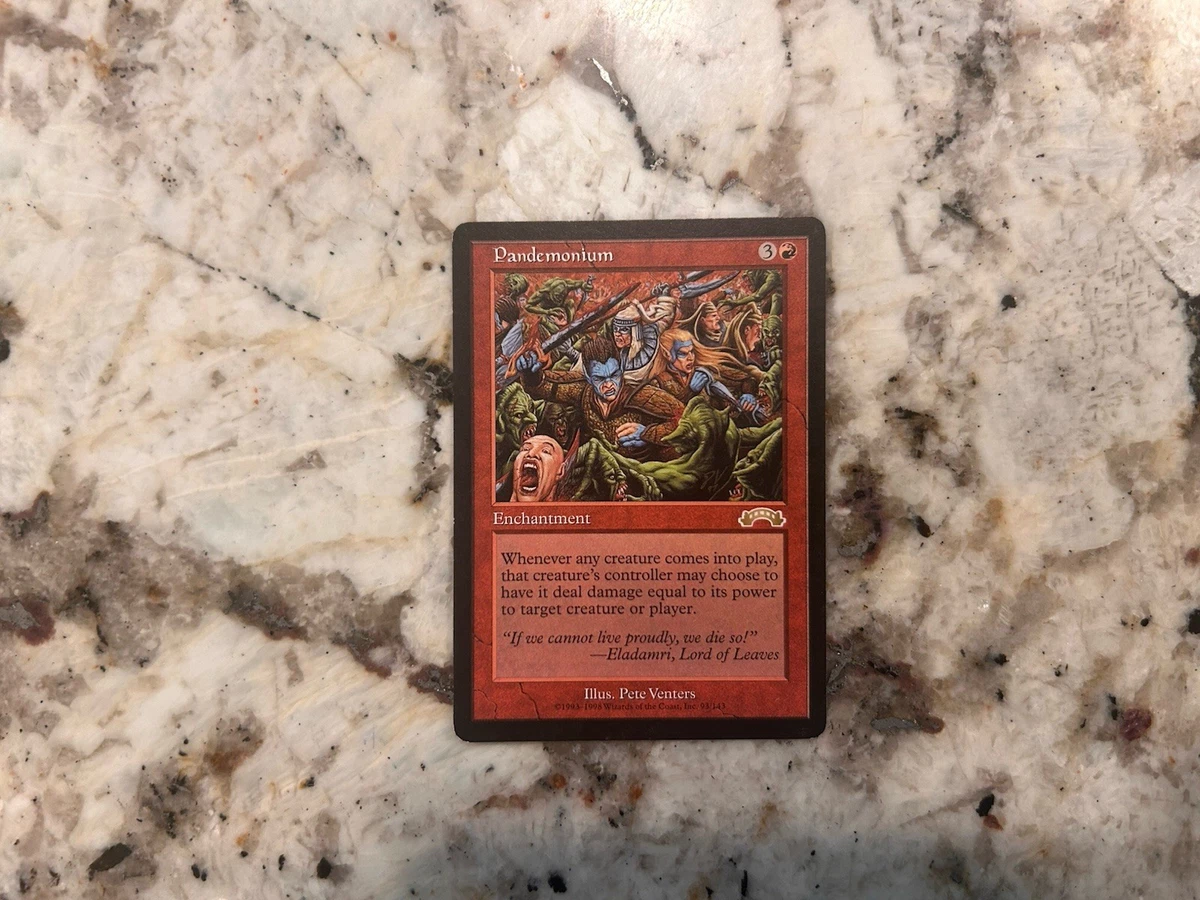 Magic: The Gathering Exodus Red Rare Individual Collectible Card