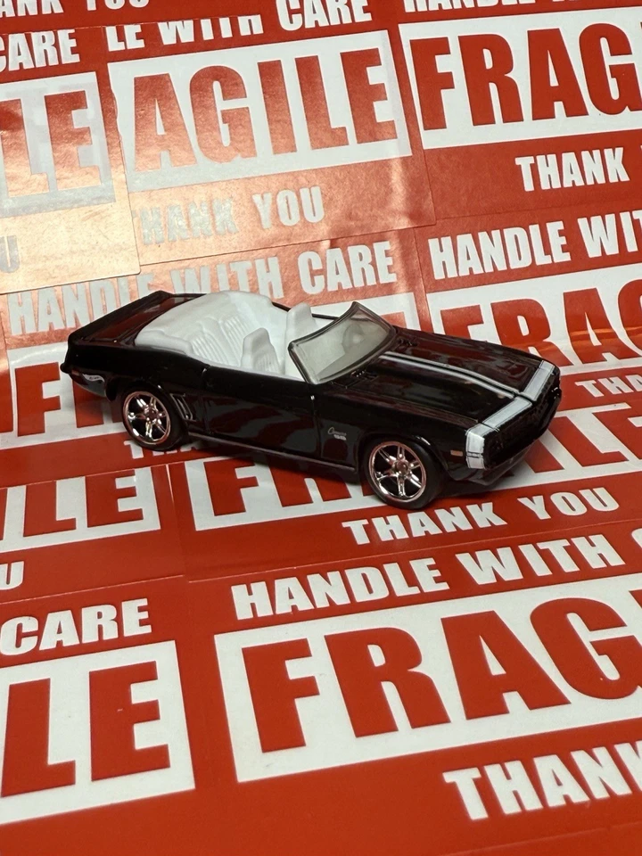 Hot Wheels 69 Camaro Convertible Personalizado RR Neumáticos Rueda Intercambio Suelto 1/64 Diecast Foto 2 de 4