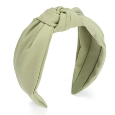 Headband for Women, Knotted Wide Headband, Yoga Hair Band Fashion Elastic Hair A