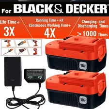 2-Pack 18V for Black and Decker HPB18 18 Volt 4.5Ah Battery HPB18-OPE /Charger