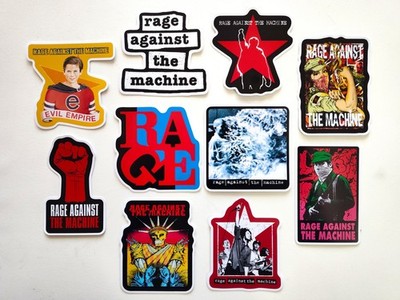 RAGE AGAINST THE MACHINE ステッカー付き Rage Against The Machine Vinyl Sticker Lot (10 Stickers) hip-hop