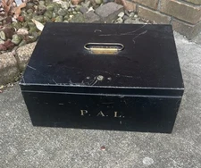 General Fireproofing Co Metal Locking Box No Key Youngstown OH  All Steel 14x11