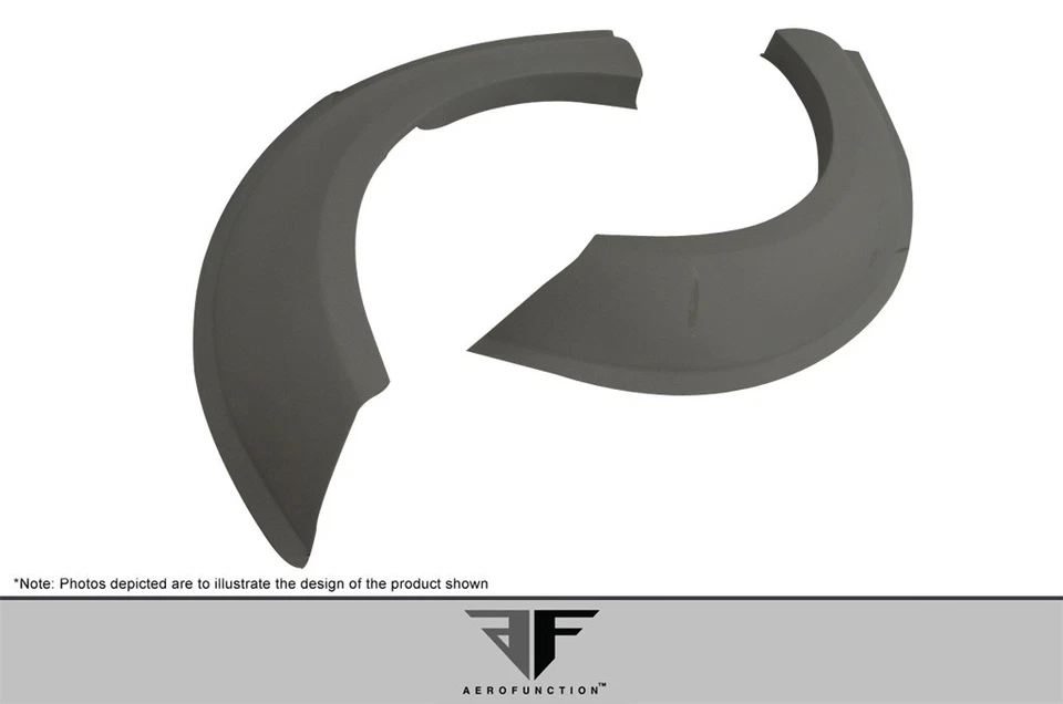 For 2004-2008 Gallardo AF-1 Wide Body Rear Fender Flares ( GFK ) - 2 Piece - Image 4 of 4