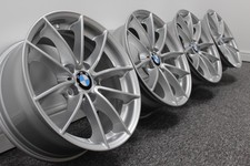 17" BMW X3 F25 X4 F26 Style 304 LA V Spoke REFURBISHED Silver wheels P/N:6787575