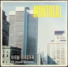 Montreal Quebec Canada 3d View-Master 3 Reel Packet - 21 Full Color 3d Images
