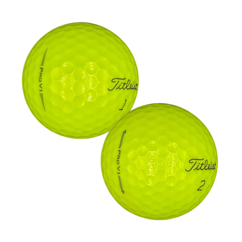 Titleist Pro V1 Mixed Years Yellow AAAAA Mint 24 Used Golf Balls 5A